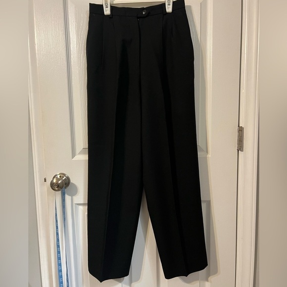 Talbots black wool pleated dress pants - Picture 1 of 6